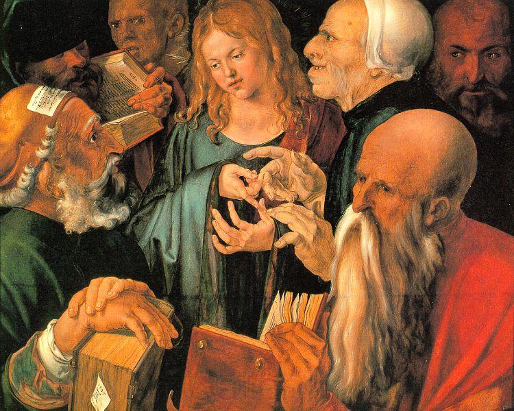 Albrecht Durer Christ Among the Doctors France oil painting art